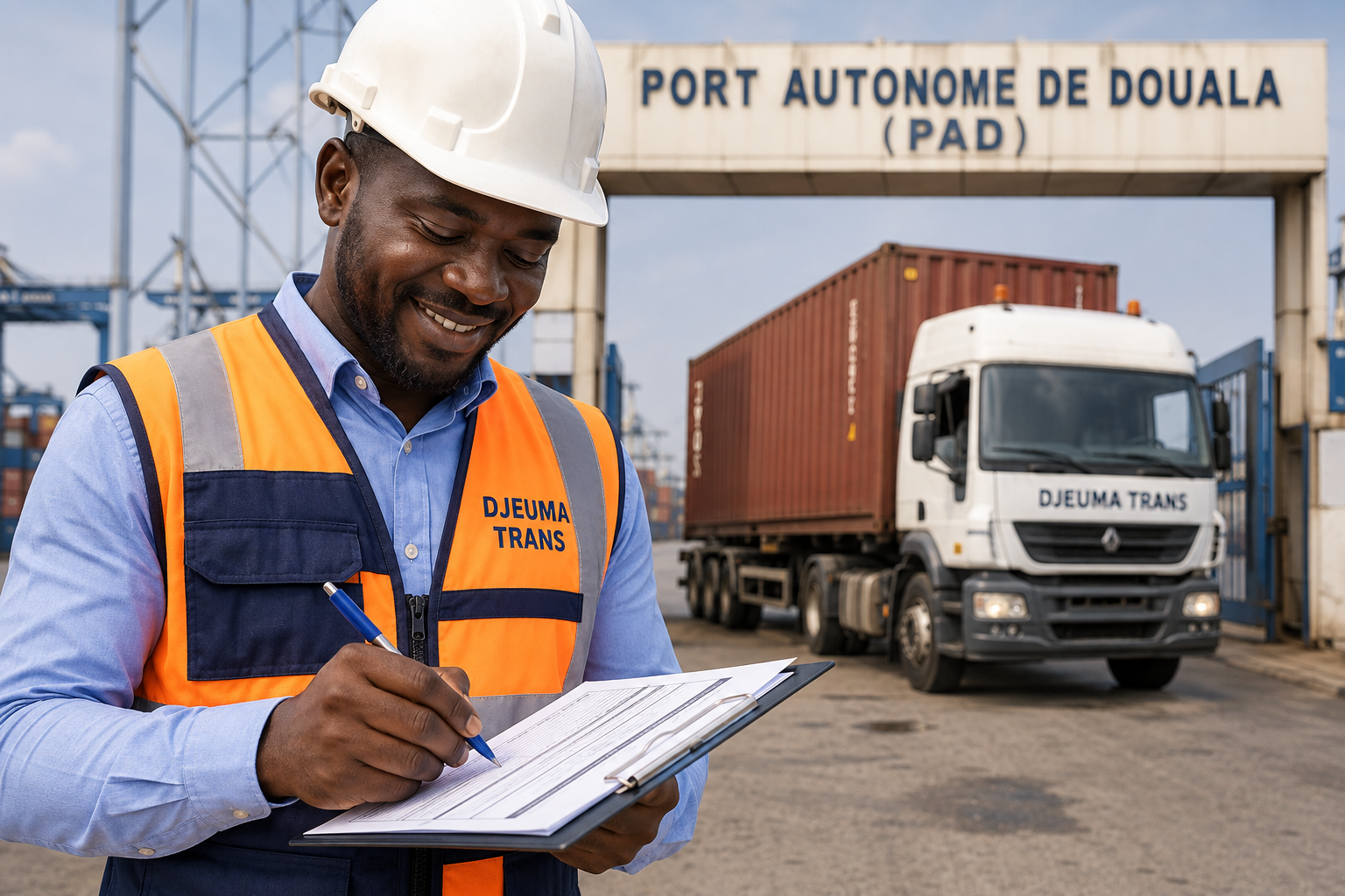Expert DjeumaTrans au Port de Douala